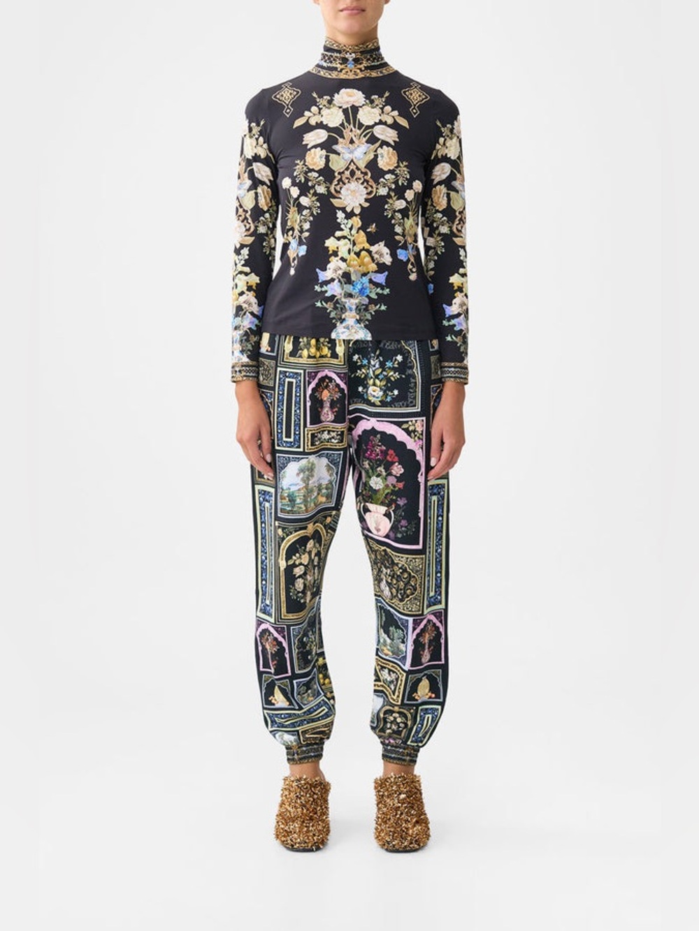 Camilla set small jogger pants med jersey top - Picture 6 of 10